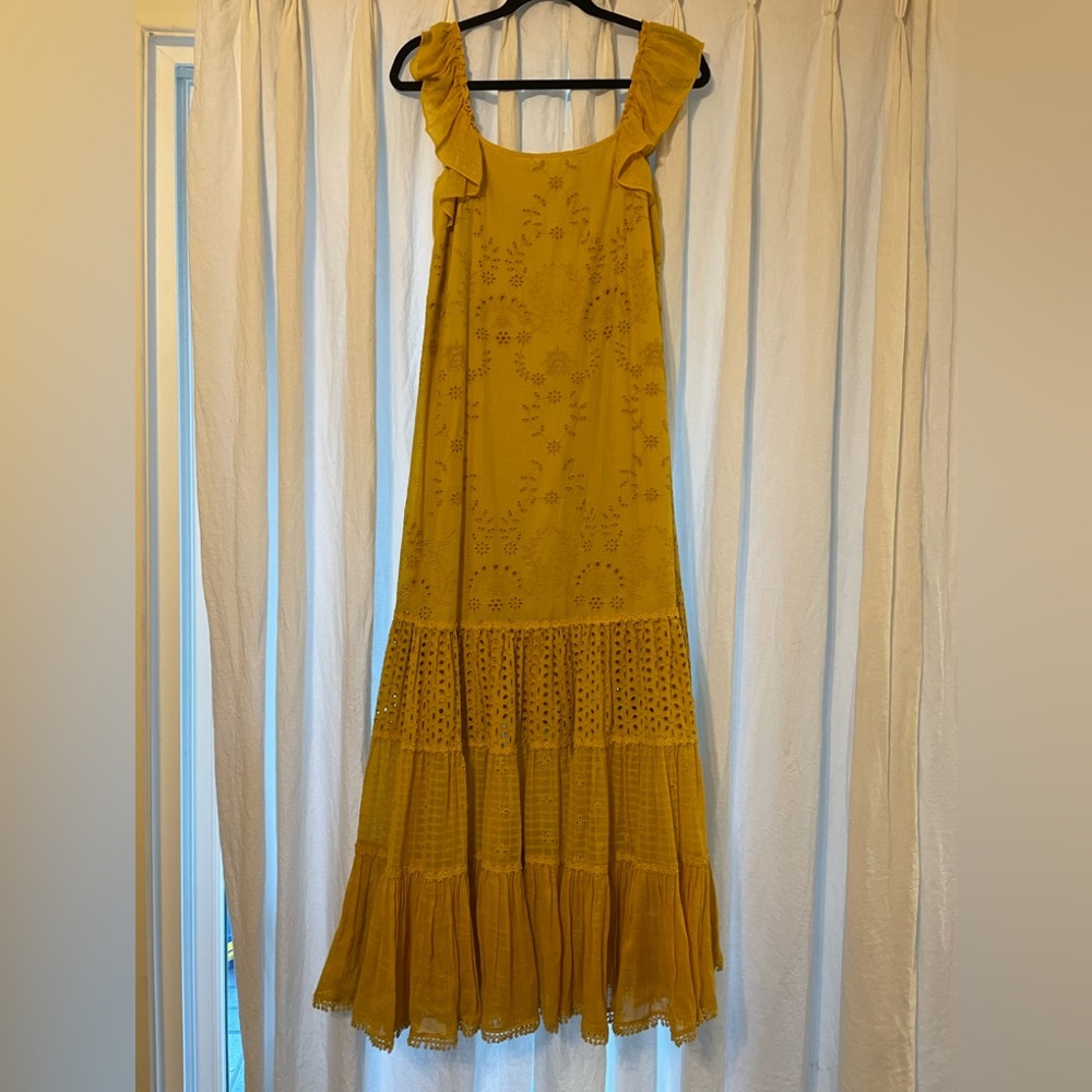 Anthropologie Payal Jain Yellow Sundress